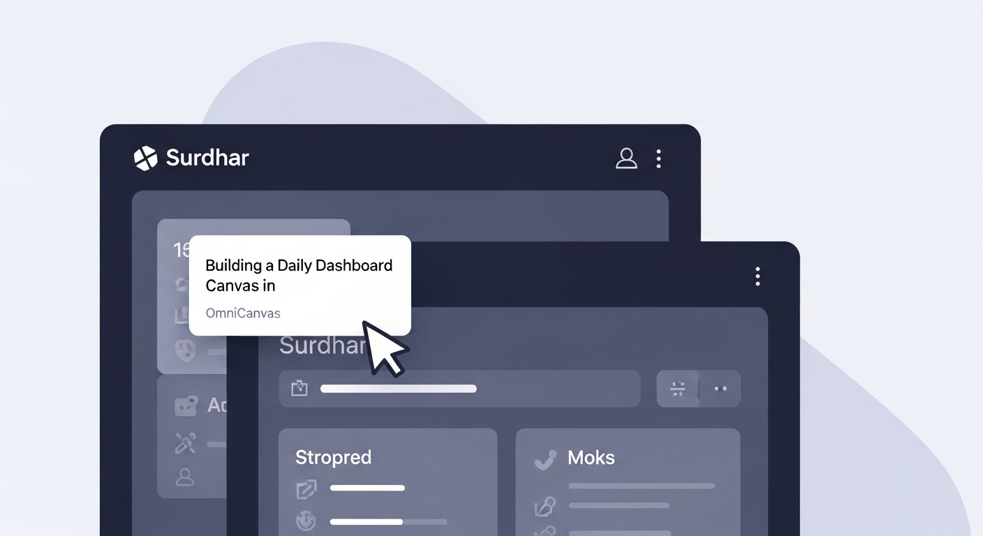 Building a Daily Dashboard Canvas in OmniCanvas