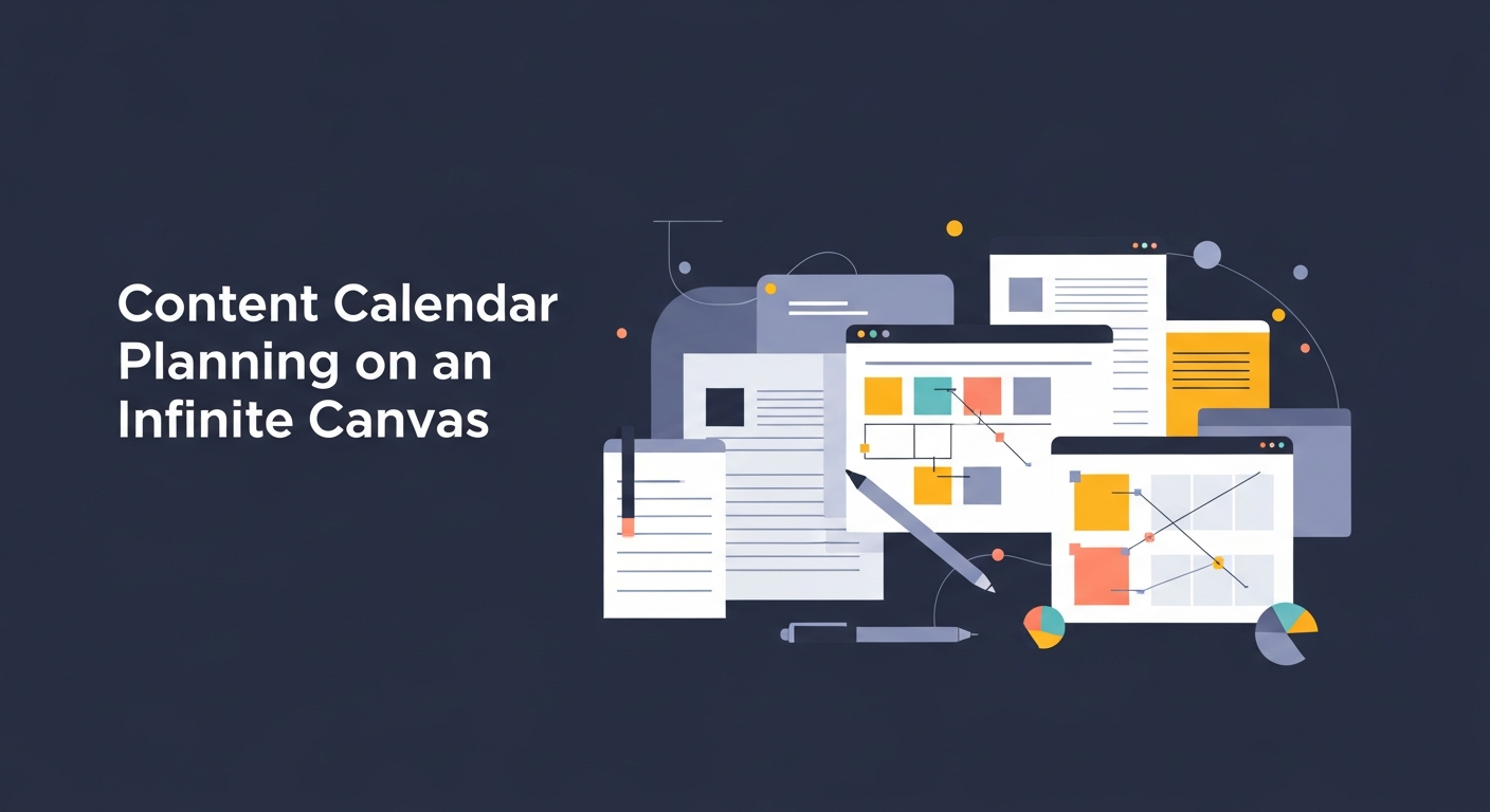 Content Calendar Planning on an Infinite Canvas