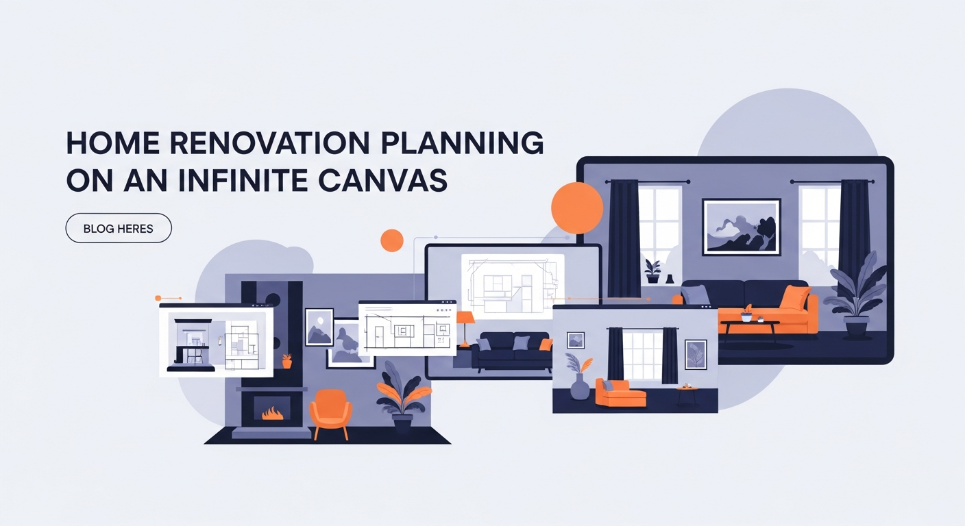 Home Renovation Planning on an Infinite Canvas