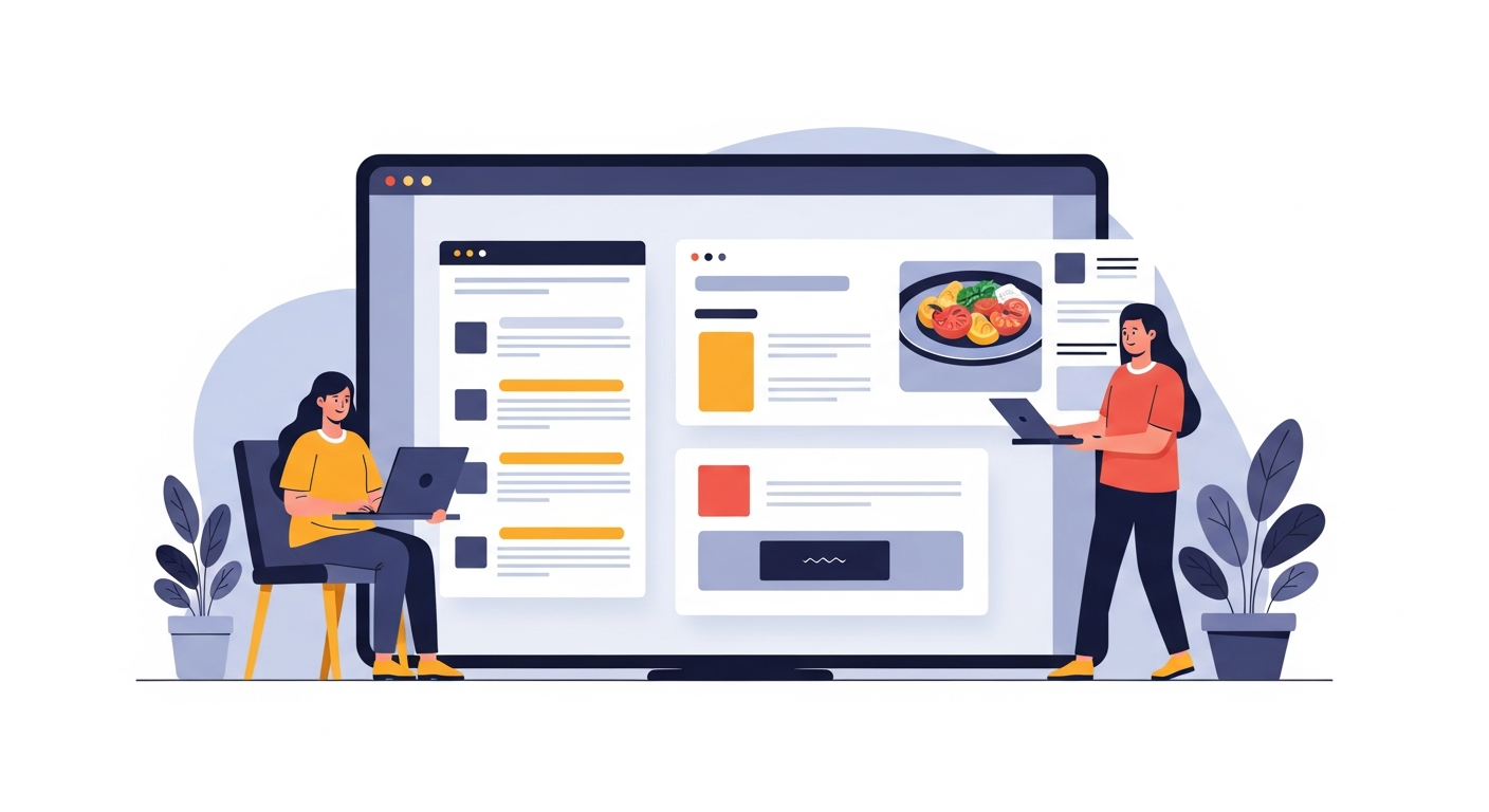 Meal Planning and Recipe Organization on a Canvas