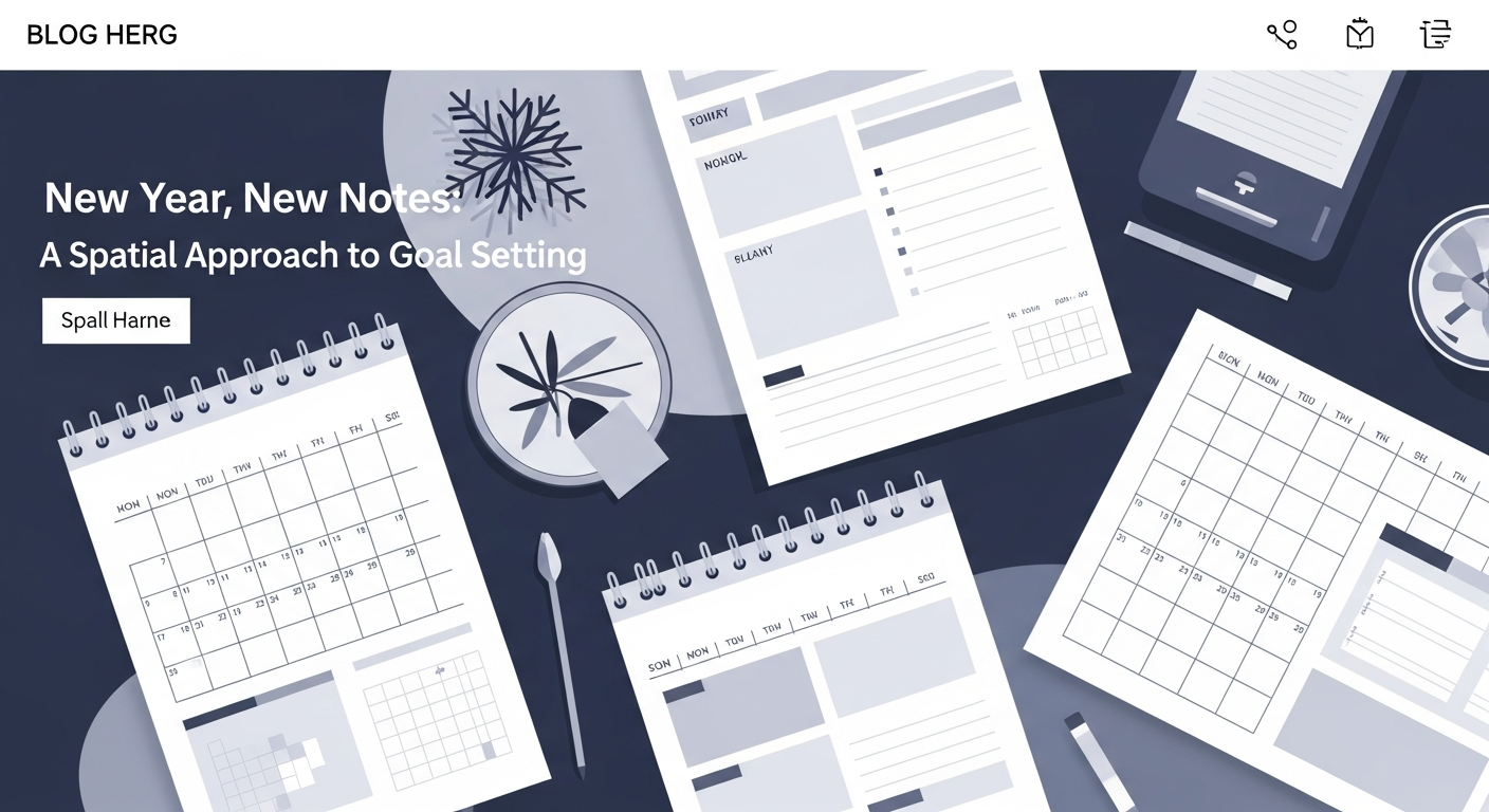 New Year, New Notes: A Spatial Approach to Goal Setting