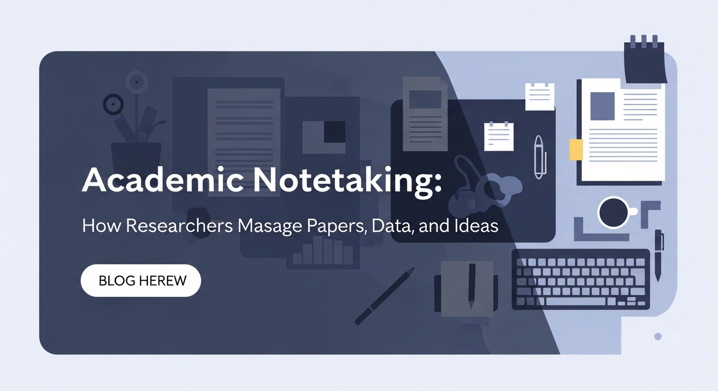 Academic Notetaking: How Researchers Manage Papers, Data, and Ideas