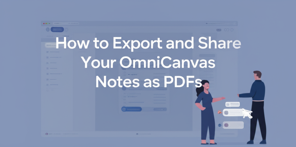 How to Export and Share Your OmniCanvas Notes as PDFs