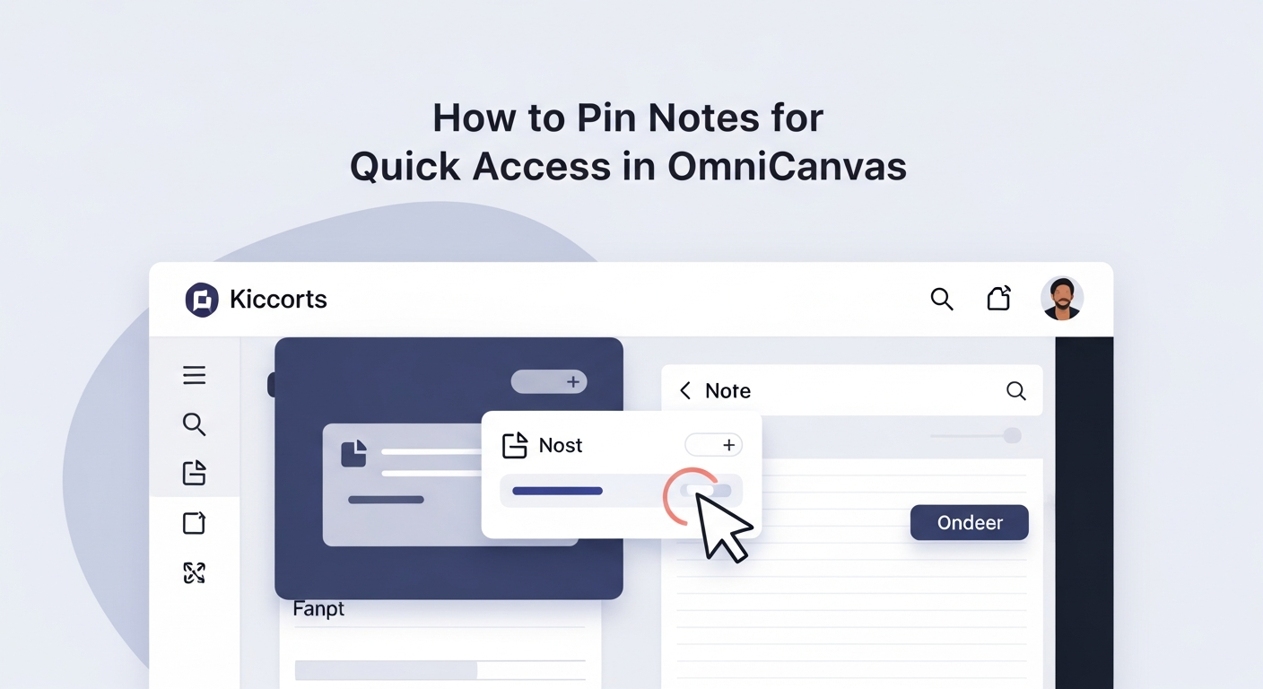 How to Pin Notes for Quick Access in OmniCanvas