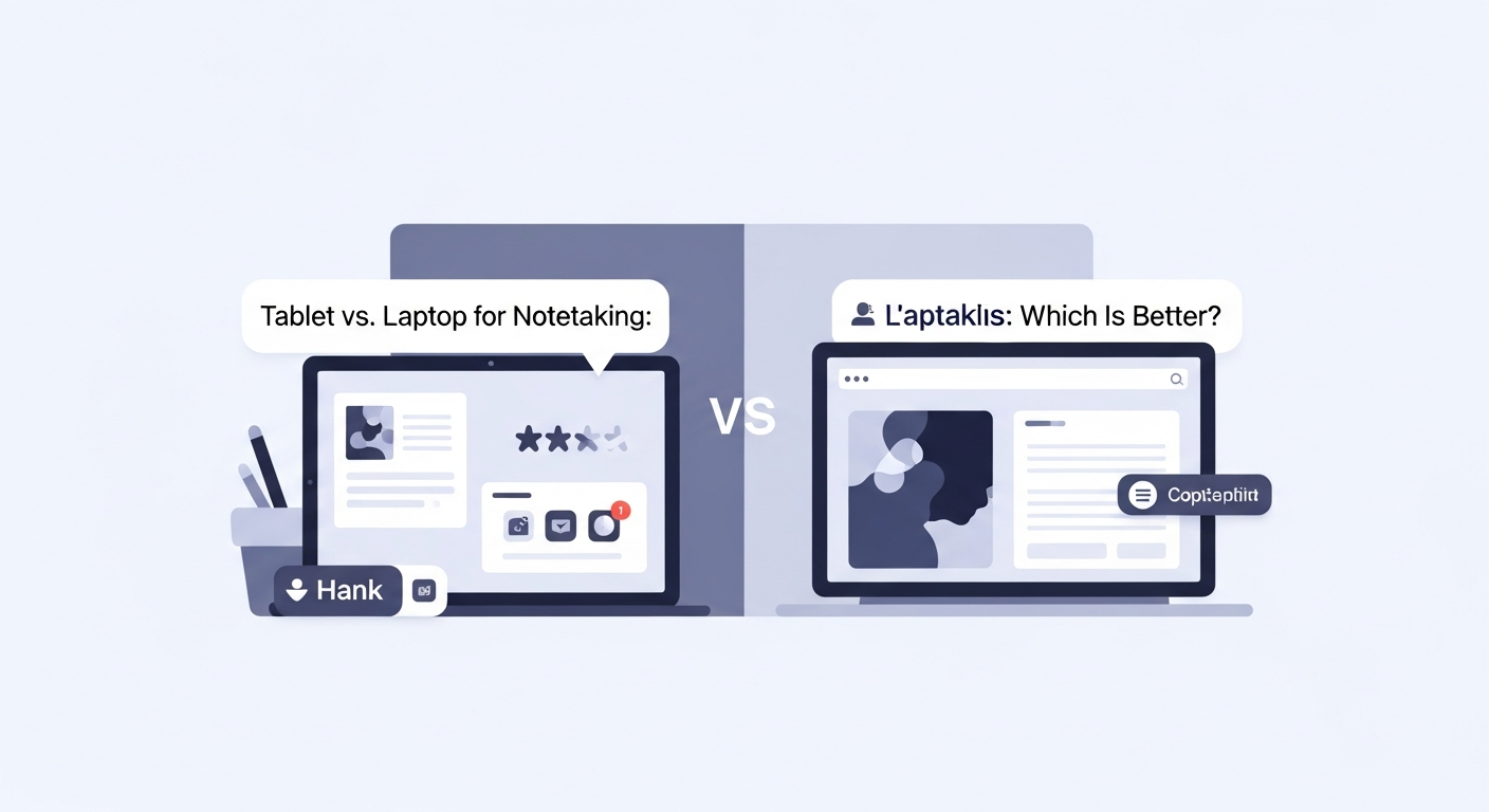 Tablet vs. Laptop for Notetaking: Which Is Better?