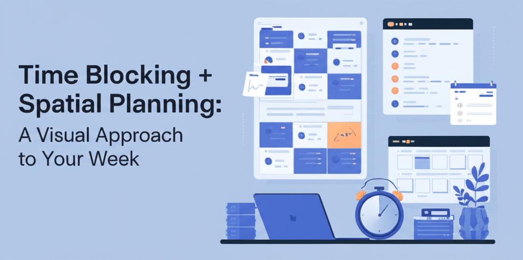 Time Blocking + Spatial Planning: A Visual Approach to Your Week