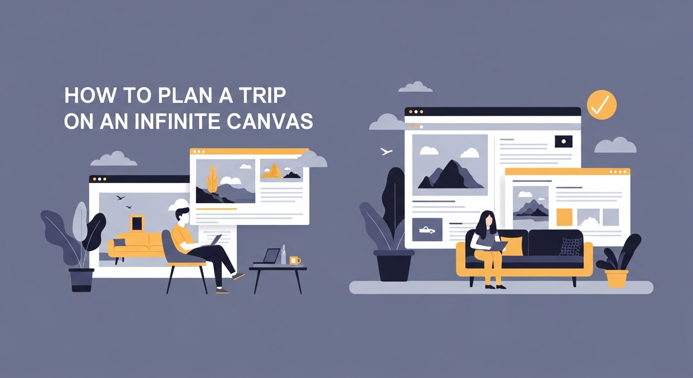 How to Plan a Trip on an Infinite Canvas