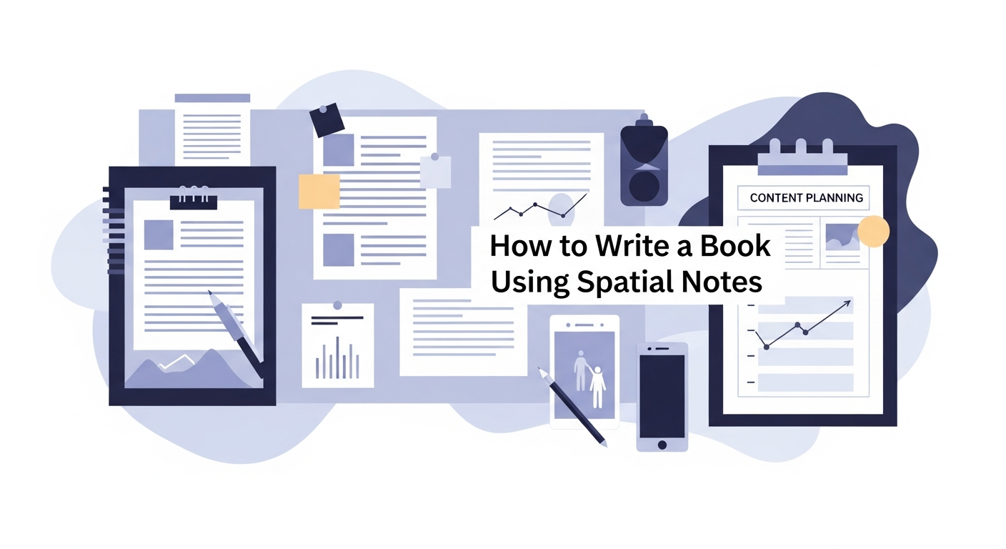How to Write a Book Using Spatial Notes